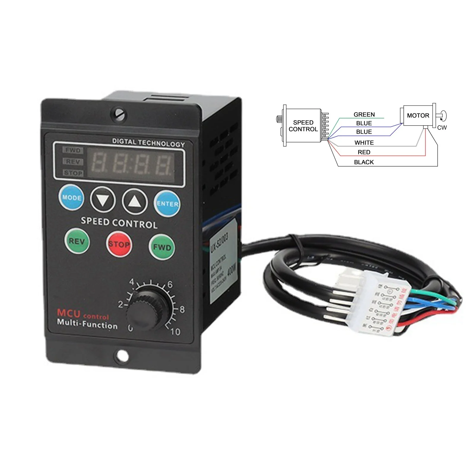AC110-240V 400W Digital Motor Regulator 90-1400RPM Slow Acceleration Deceleration Panel Controller UX-52/003 Tool Accessory
AC110-240V 400W Digital Motor Regulator 90-1400RPM Slow Acceleration Deceleration Panel Controller UX-52/003 Tool Accessory