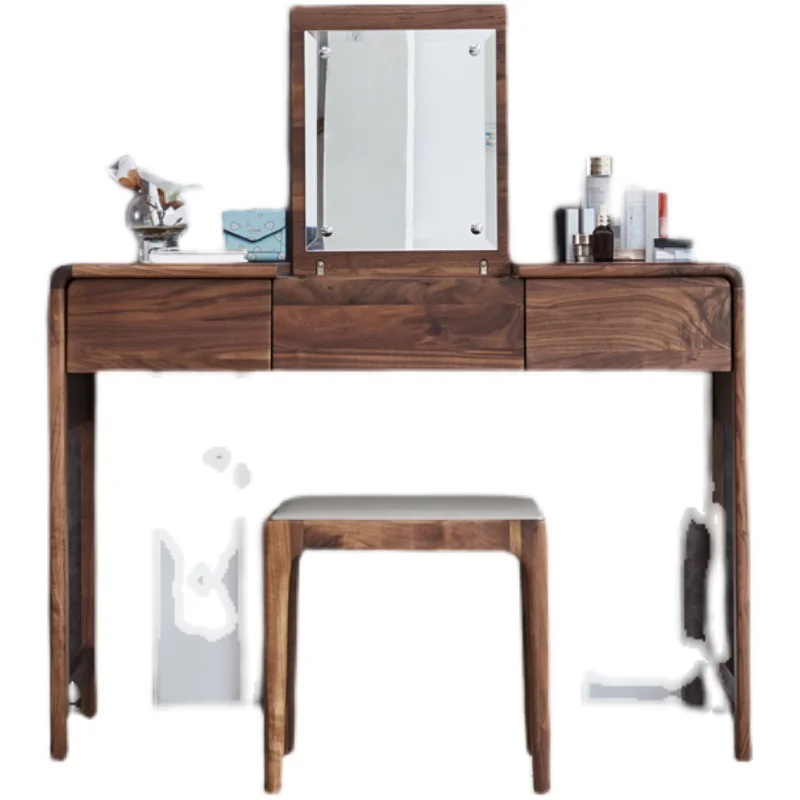 ZL Black Walnut New Chinese Style Dressing Table Bedroom Furniture Dressing Stool Cosmetic Cabinet
ZL Black Walnut New Chinese Style Dressing Table Bedroom Furniture Dressing Stool Cosmetic Cabinet