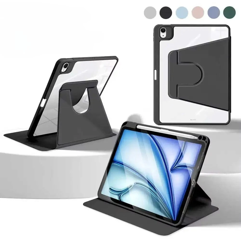 360° Rotation Case For iPad Pro 11 (M5) 2025 11 Inch Tablet Stand Acrylic Leather Cover For For iPad Pro 11 2025 M5 Funda
360° Rotation Case For iPad Pro 11 (M5) 2025 11 Inch Tablet Stand Acrylic Leather Cover For For iPad Pro 11 2025 M5 Funda