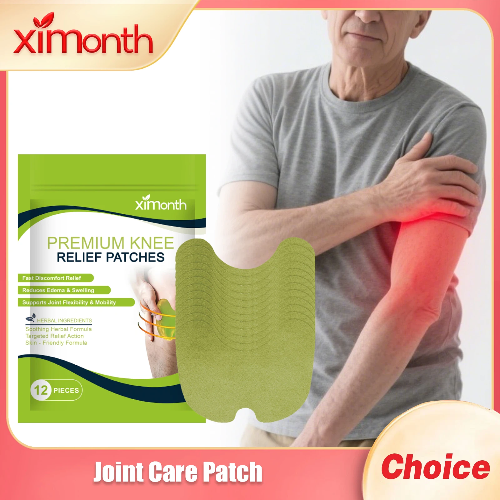 XIMONTH Joint Care Patch Removing Soreness Massage Skin Repair Damage Improving Discomfort Relieve Swelling Joint Soothing Patch
XIMONTH Joint Care Patch Removing Soreness Massage Skin Repair Damage Improving Discomfort Relieve Swelling Joint Soothing Patch