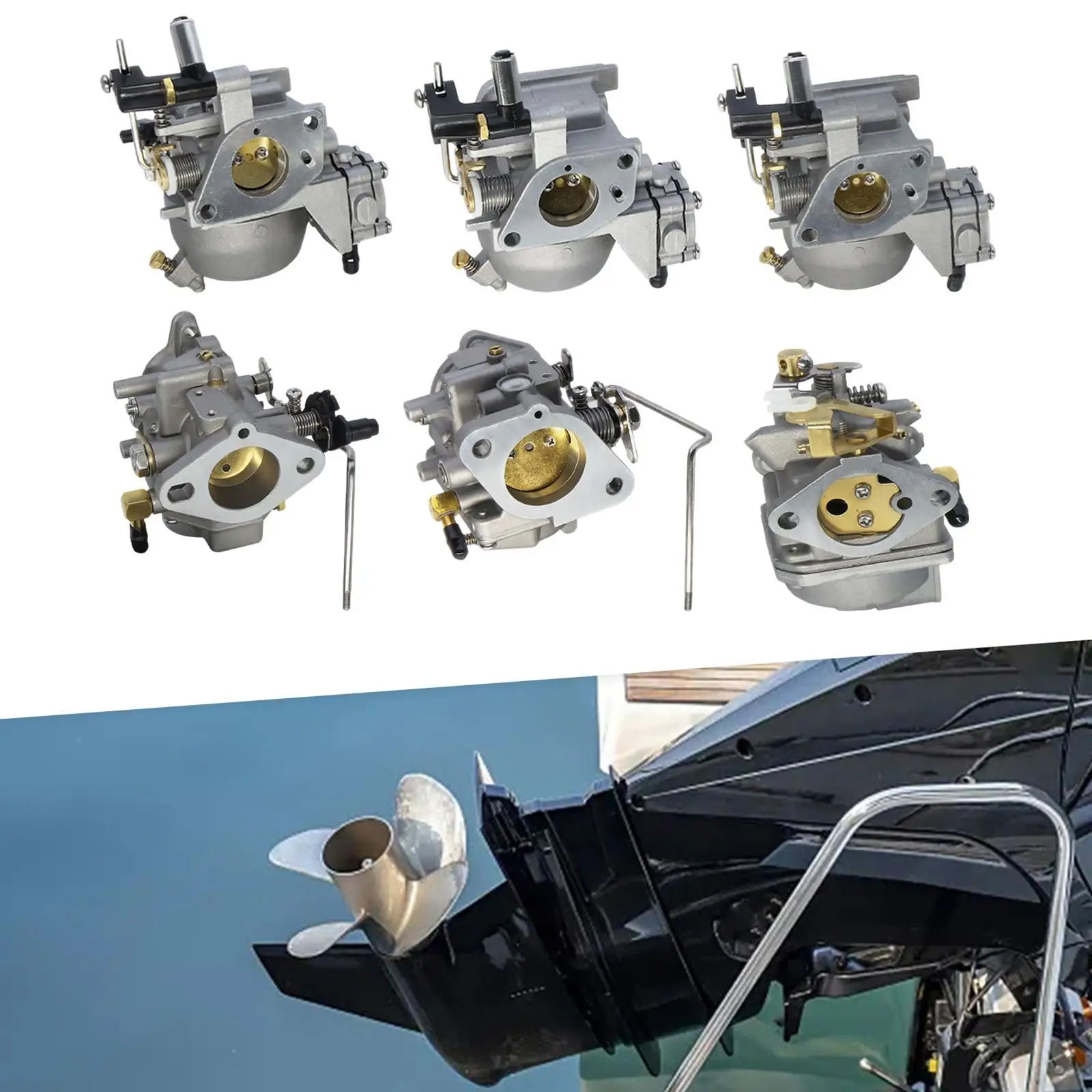Outboard Carburetor Portable Easy to Install Sturdy Professional Replacement
Outboard Carburetor Portable Easy to Install Sturdy Professional Replacement