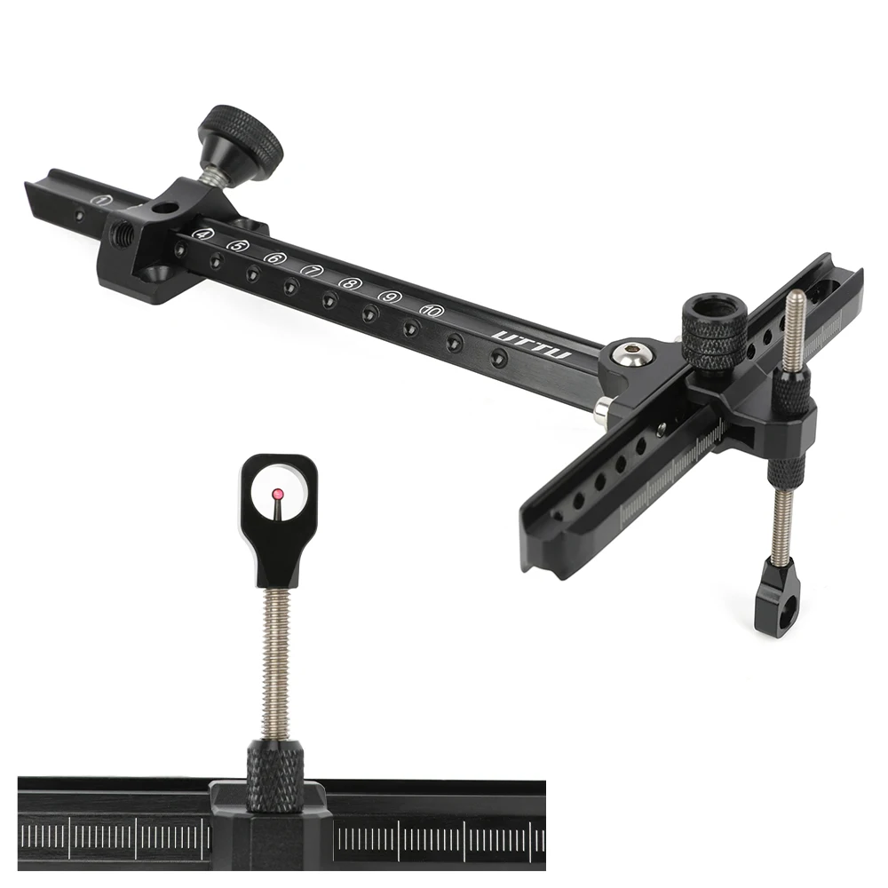 Recurve Bow Sight 9 Inches Aluminum Alloy Adjustable for Competitive Archery Target Shooting Practice Training Use Gear
Recurve Bow Sight 9 Inches Aluminum Alloy Adjustable for Competitive Archery Target Shooting Practice Training Use Gear
