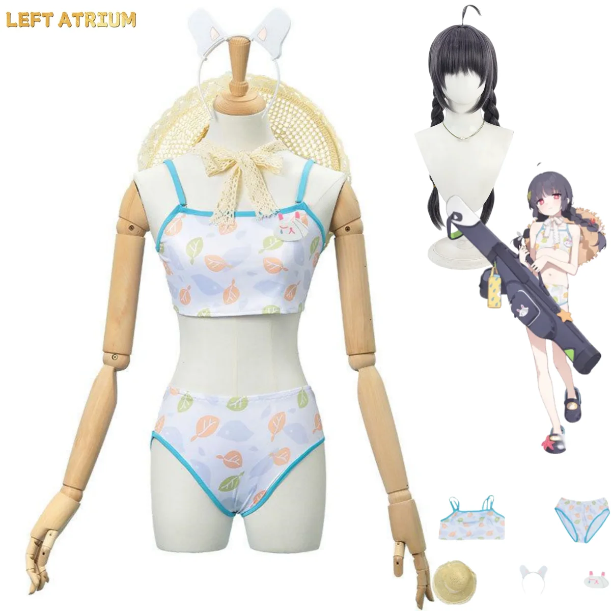 Game Blue Archive The Animation Kasumisawa Miyu Cosplay Costume Wig Swimsuit Shorts Hat Woman Sexy Cute Scary Bikini Suit
Game Blue Archive The Animation Kasumisawa Miyu Cosplay Costume Wig Swimsuit Shorts Hat Woman Sexy Cute Scary Bikini Suit