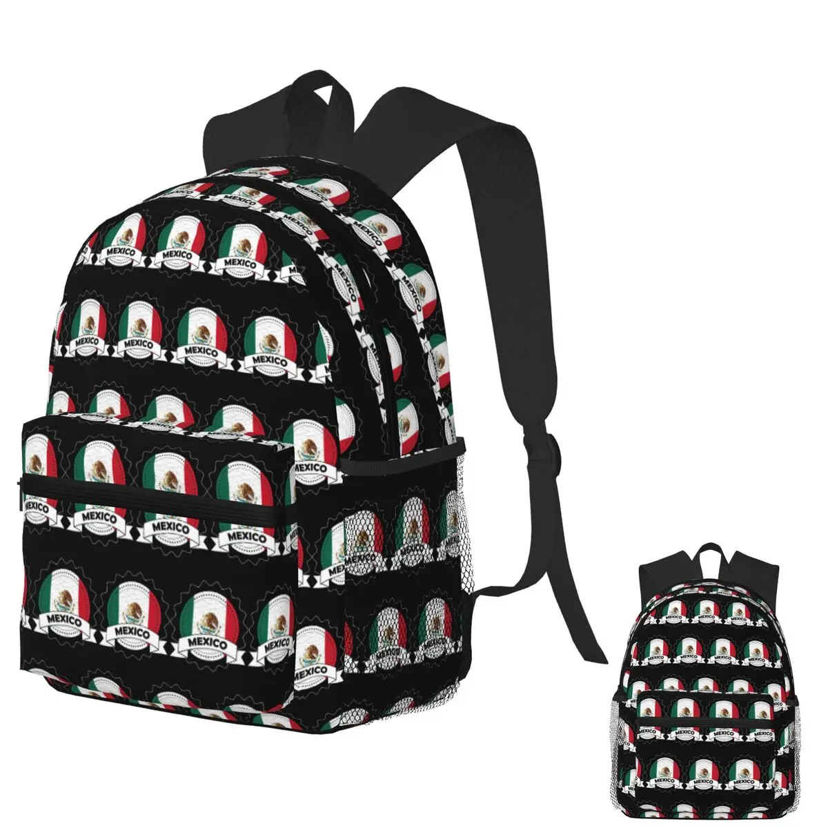 Mexico Emblem Badge Flag Student Backpack School Bag Hiking Travel Daypack for Men Women Fashion Bookbag Shoulder Bags
Mexico Emblem Badge Flag Student Backpack School Bag Hiking Travel Daypack for Men Women Fashion Bookbag Shoulder Bags