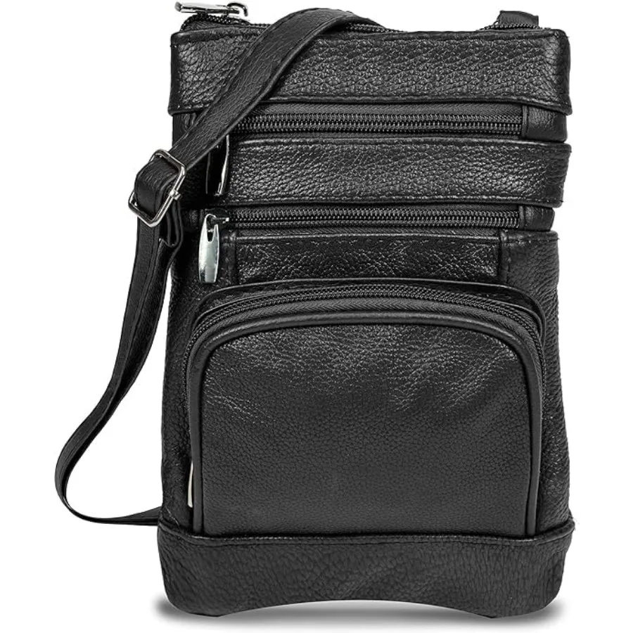Kiz leather Crossbody Purses for Women, Multi Pocket Crossbody Purse with Adjustable Strap, Soft and Durable Leather Purse
Kiz leather Crossbody Purses for Women, Multi Pocket Crossbody Purse with Adjustable Strap, Soft and Durable Leather Purse