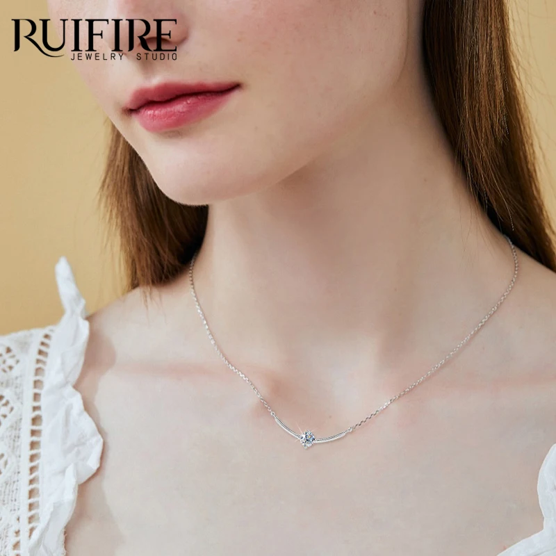 RUIFIRE Moissanite Smlie Pendent Necklace S925 Silver Clavicle Chain Necklace Anniversary Birthday Friendship Gifts Daily Wear
RUIFIRE Moissanite Smlie Pendent Necklace S925 Silver Clavicle Chain Necklace Anniversary Birthday Friendship Gifts Daily Wear