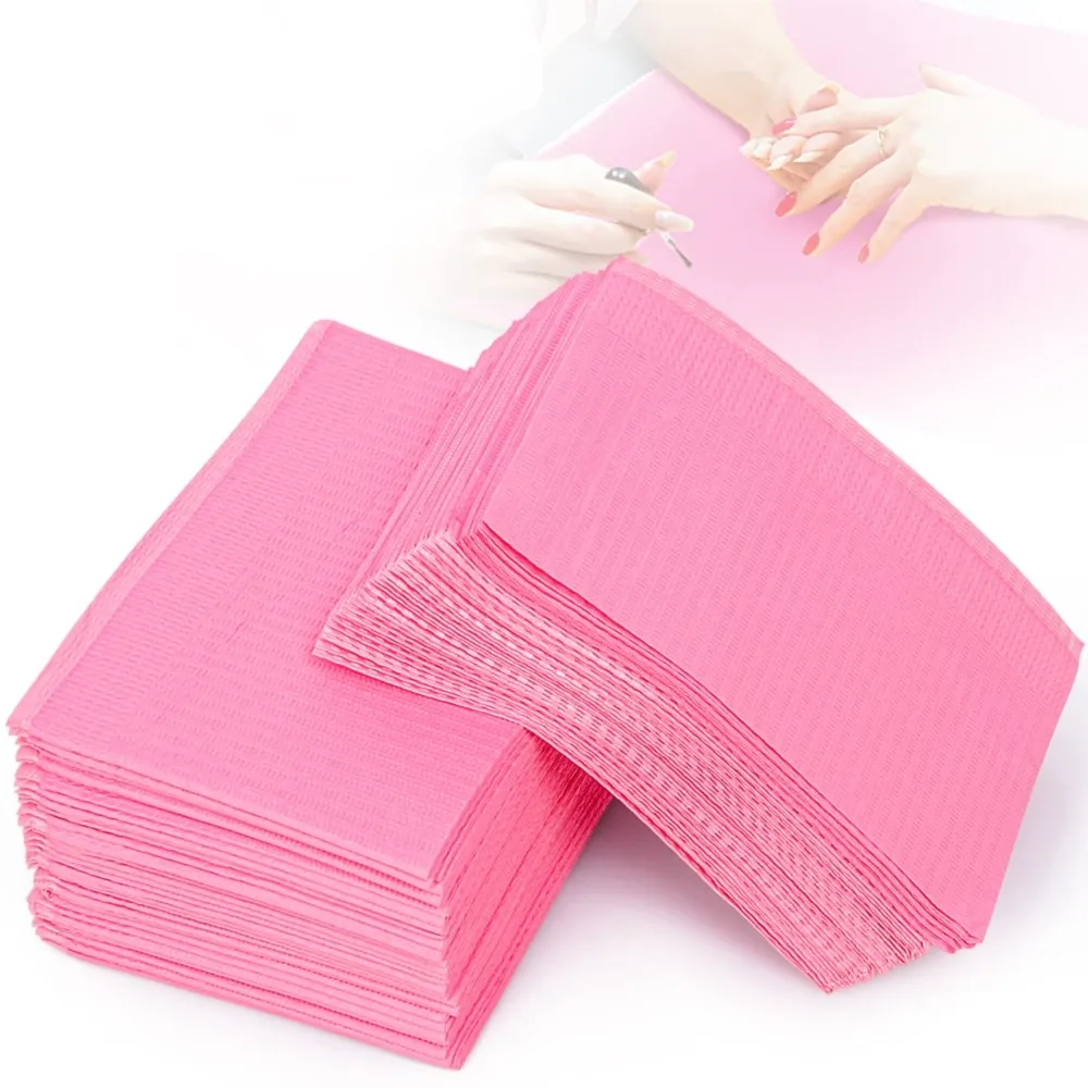 5pcs Waterproof Nail Tips Art Table Towels Mat Disposable Foldable Nail Table Mat Paper Pad for Salon Practice Manicure 34X46cm
5pcs Waterproof Nail Tips Art Table Towels Mat Disposable Foldable Nail Table Mat Paper Pad for Salon Practice Manicure 34X46cm