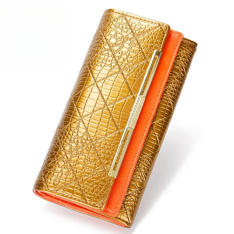Роскошные дизайнерские женские длинные кошельки с RFID-держателем для карт, кошельки для женщин, длинный кошелек из натуральной кожи, женская сумка в бумажнике
Роскошные дизайнерские женские длинные кошельки с RFID-держателем для карт, кошельки для женщин, длинный кошелек из натуральной кожи, женская сумка в бумажнике