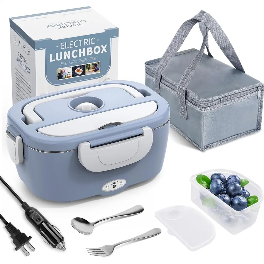 Electric Lunch Box Food Heater 3 in 1 Ultra Quick Heated Lunch Boxes for Adults 12V 24V 110V Portable Food Warmer for Car Truck
Electric Lunch Box Food Heater 3 in 1 Ultra Quick Heated Lunch Boxes for Adults 12V 24V 110V Portable Food Warmer for Car Truck