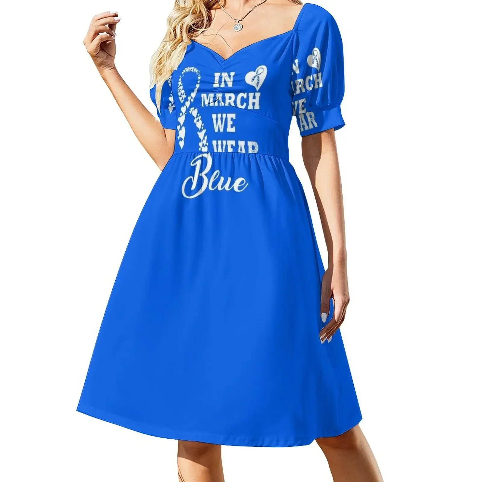 In March We Wear BLUE Short-Sleeved Dress Women's summer long dress Women's summer skirt Bride dresses Dress
In March We Wear BLUE Short-Sleeved Dress Women's summer long dress Women's summer skirt Bride dresses Dress