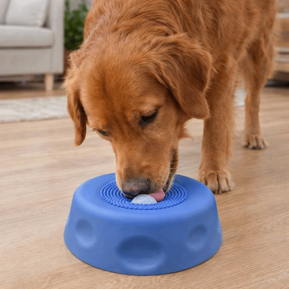 Creative Food-Grade Silicone Dog Licking Bowl Anti-slip Rolling Ball Pet Slow Feeder Anti-Choking Dog Treat Bowl Wet Snack
Creative Food-Grade Silicone Dog Licking Bowl Anti-slip Rolling Ball Pet Slow Feeder Anti-Choking Dog Treat Bowl Wet Snack