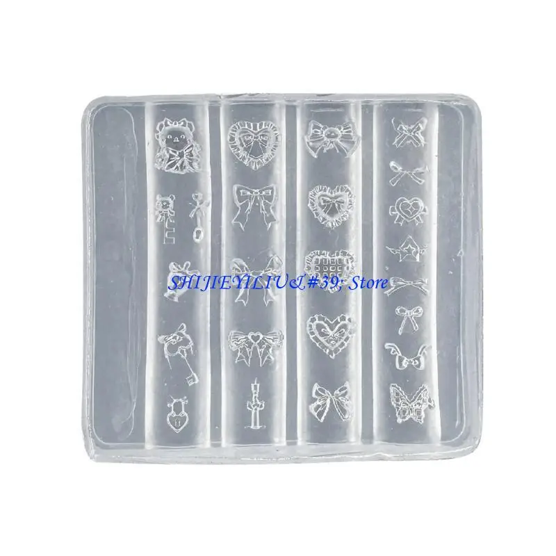 E21F силиконовые 3D формы для украшения ногтей бантом тема маленькие аксессуары формы для рукоделия подарок для энтузиастов
E21F силиконовые 3D формы для украшения ногтей бантом тема маленькие аксессуары формы для рукоделия подарок для энтузиастов