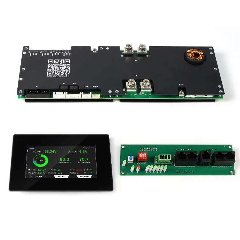 Inverter BMS V19 JK PB2A16S20P with 4.3 inch display Communication with mainstream inverter Upgrade smart BMS
Inverter BMS V19 JK PB2A16S20P with 4.3 inch display Communication with mainstream inverter Upgrade smart BMS