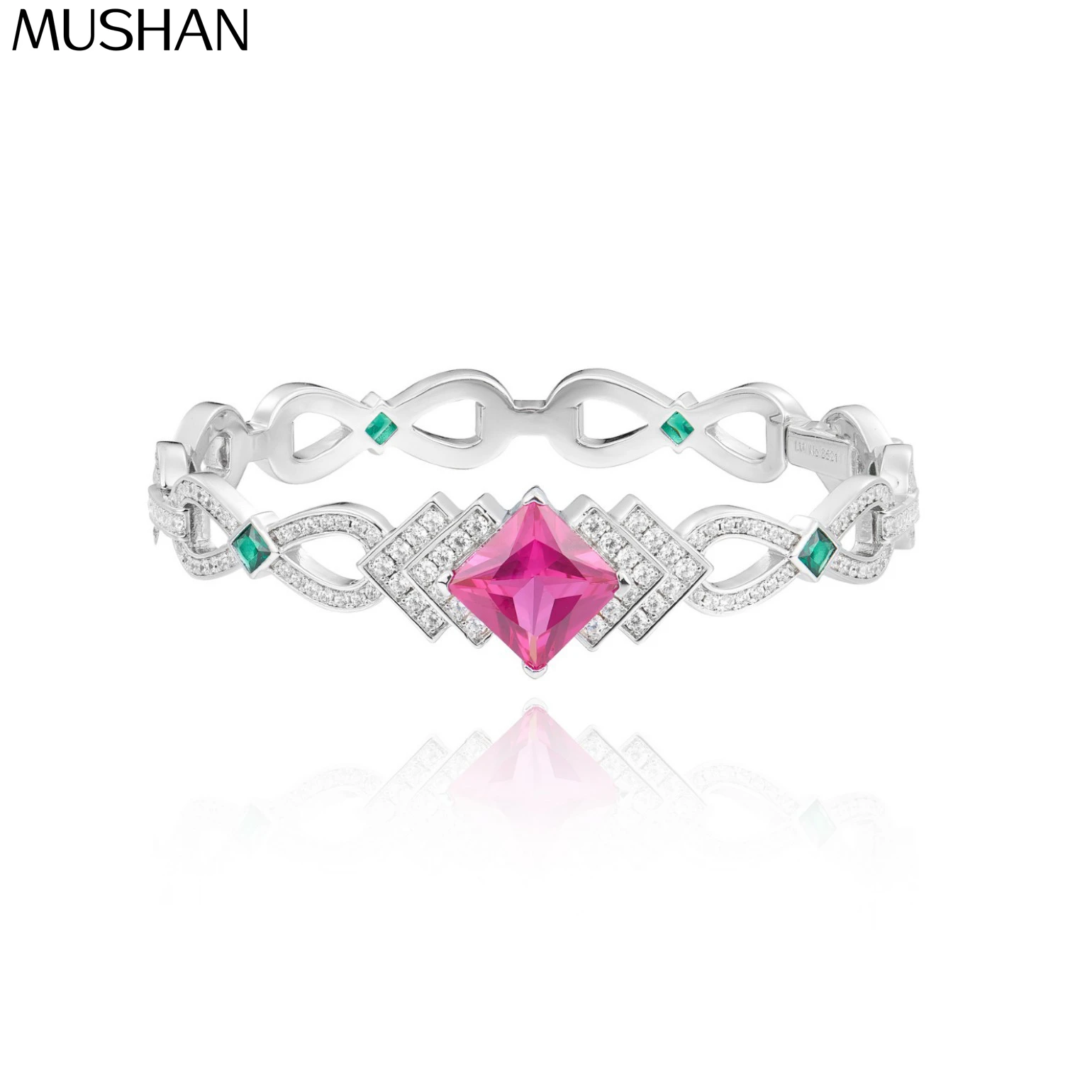 MS MuShan Brand Jewelry 925 Sterling Silver Bracelet Cubic Zirconia 7A Station Casual Women 18K Gold Plated Fine Jewelry Bangle
MS MuShan Brand Jewelry 925 Sterling Silver Bracelet Cubic Zirconia 7A Station Casual Women 18K Gold Plated Fine Jewelry Bangle