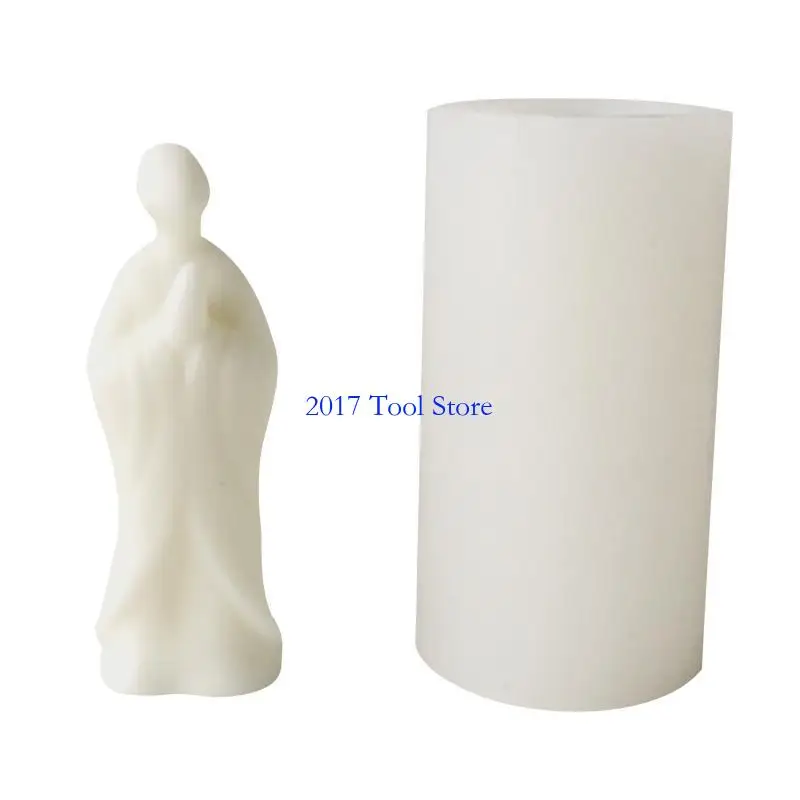 K92A Молодой монашкой формы силиконовой свечи для свечей для ручной работы.
K92A Молодой монашкой формы силиконовой свечи для свечей для ручной работы.