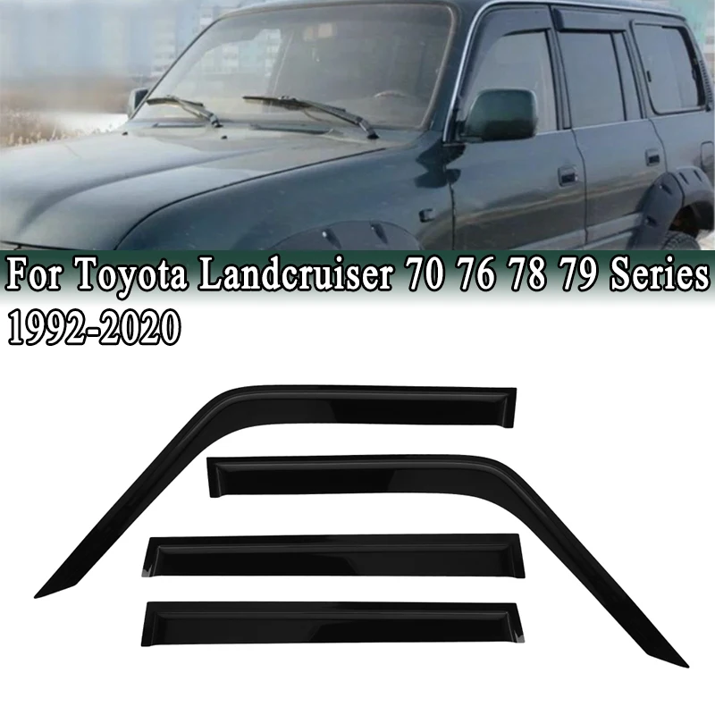 For Toyota Landcruiser 70 76 78 79 Series 1992-2020 Window Visor Guard Rain Awnings Shelters Deflector Weather Shield Strips
For Toyota Landcruiser 70 76 78 79 Series 1992-2020 Window Visor Guard Rain Awnings Shelters Deflector Weather Shield Strips