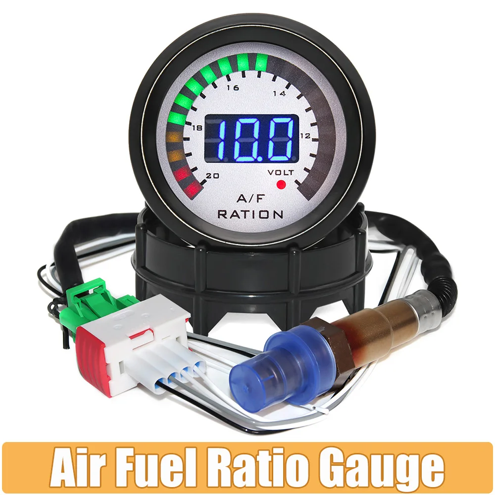 52mm Air Fuel Ratio Gauge Car Smoke Face AFR Gauge And Sensor 2 in 1 Can Be Paired With Narrowband O2 Oxygen Sensor Fit for 12V
52mm Air Fuel Ratio Gauge Car Smoke Face AFR Gauge And Sensor 2 in 1 Can Be Paired With Narrowband O2 Oxygen Sensor Fit for 12V