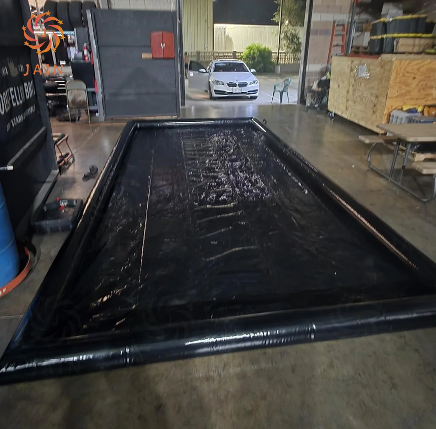 Надувной коврик для мойки автомобиля, гаражный напольный коврик из ПВХ, нескользящий, сверхпрочный, водонепроницаемый, защита от воды, снега и масла, черный для автомобилей
Надувной коврик для мойки автомобиля, гаражный напольный коврик из ПВХ, нескользящий, сверхпрочный, водонепроницаемый, защита от воды, снега и масла, черный для автомобилей