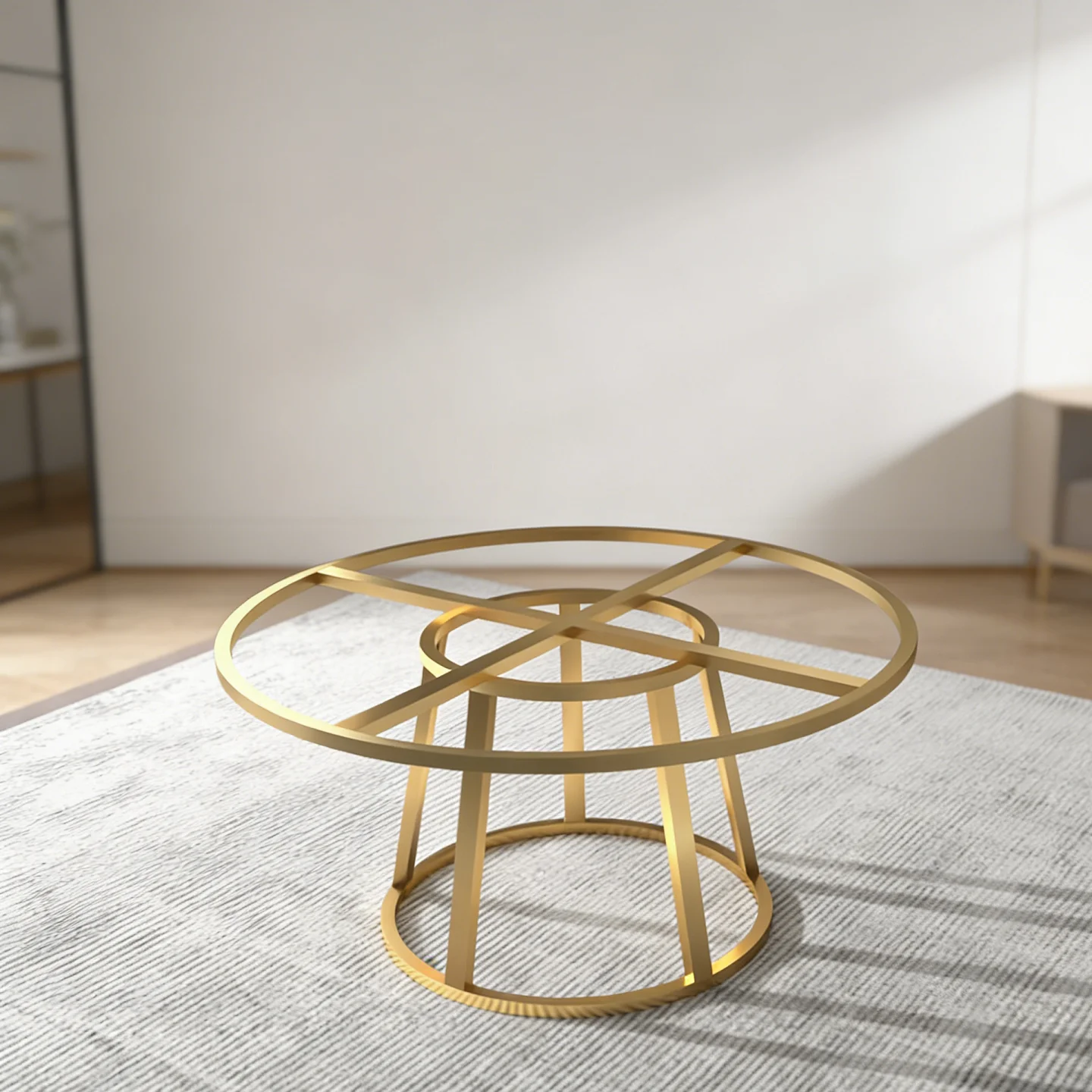 Wrought iron metal table legs bracket stainless steel round coffee rack simple modern round feet
Wrought iron metal table legs bracket stainless steel round coffee rack simple modern round feet