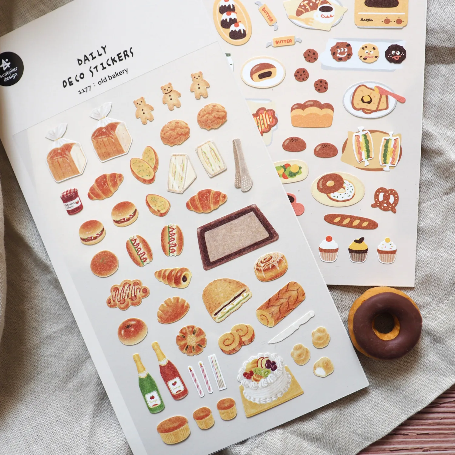Korean Import Suatelier Old Bakery Delicious Bread Paper Sticker Scrapbooking Diy Journal Stationery Sticke Deco Art Supply 1177
Korean Import Suatelier Old Bakery Delicious Bread Paper Sticker Scrapbooking Diy Journal Stationery Sticke Deco Art Supply 1177