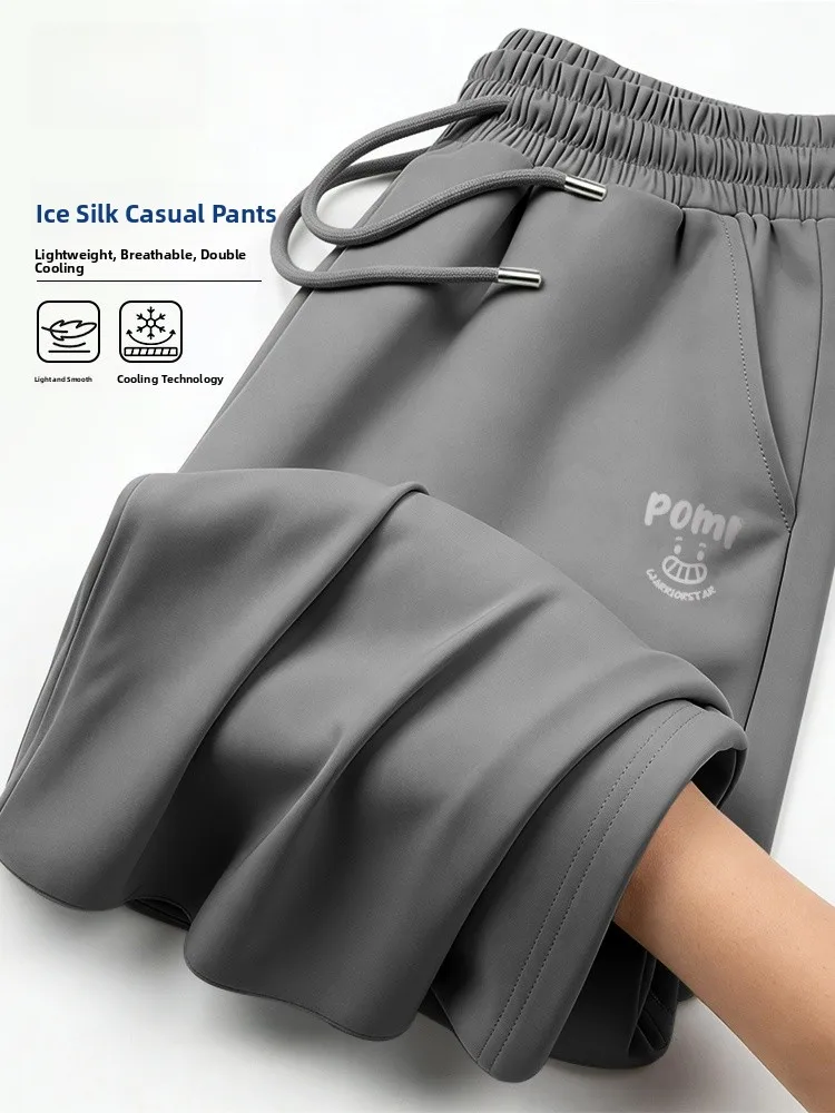 Мужские летние спортивные брюки из ледяного шелка с прямыми штанинами, тонкие, быстросохнущие, с охлаждающим эффектом, повседневные, дышащие, из нейлонового волокна, молодежные, модные
Мужские летние спортивные брюки из ледяного шелка с прямыми штанинами, тонкие, быстросохнущие, с охлаждающим эффектом, повседневные, дышащие, из нейлонового волокна, молодежные, модные