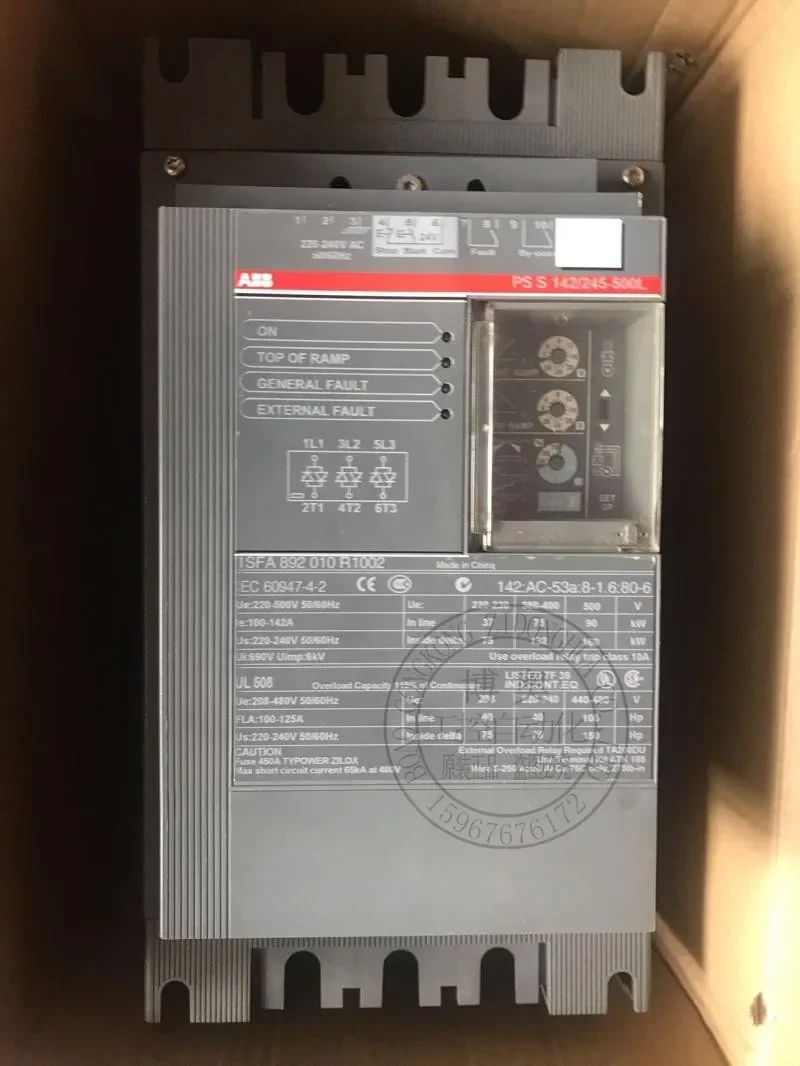 2025.4 New ABB Soft Starter PSS142/245-500 Compatible Motor 75kw Stock Inquiry
2025.4 New ABB Soft Starter PSS142/245-500 Compatible Motor 75kw Stock Inquiry