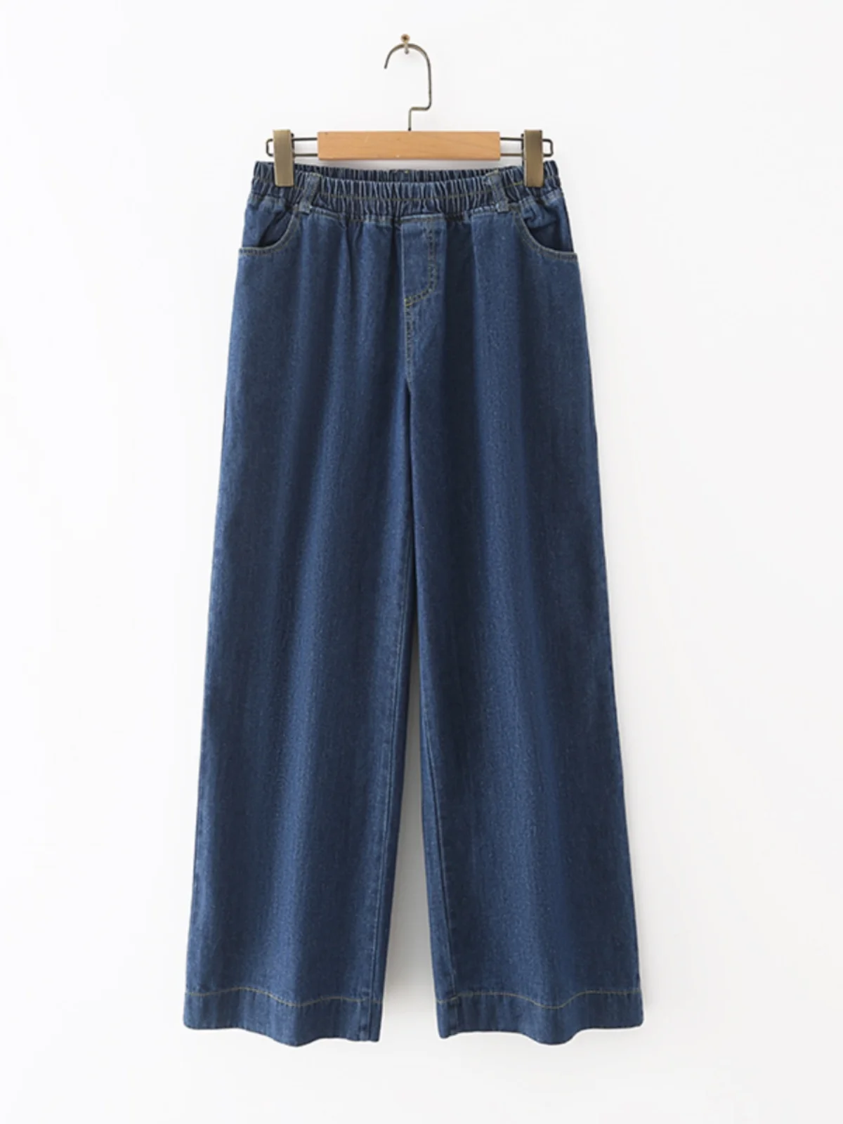 Loose Women's Casual Jeans High Waist Wide Leg Pants Elastic Waistband Long Trousers Spring Summer New Style plus Size
Loose Women's Casual Jeans High Waist Wide Leg Pants Elastic Waistband Long Trousers Spring Summer New Style plus Size