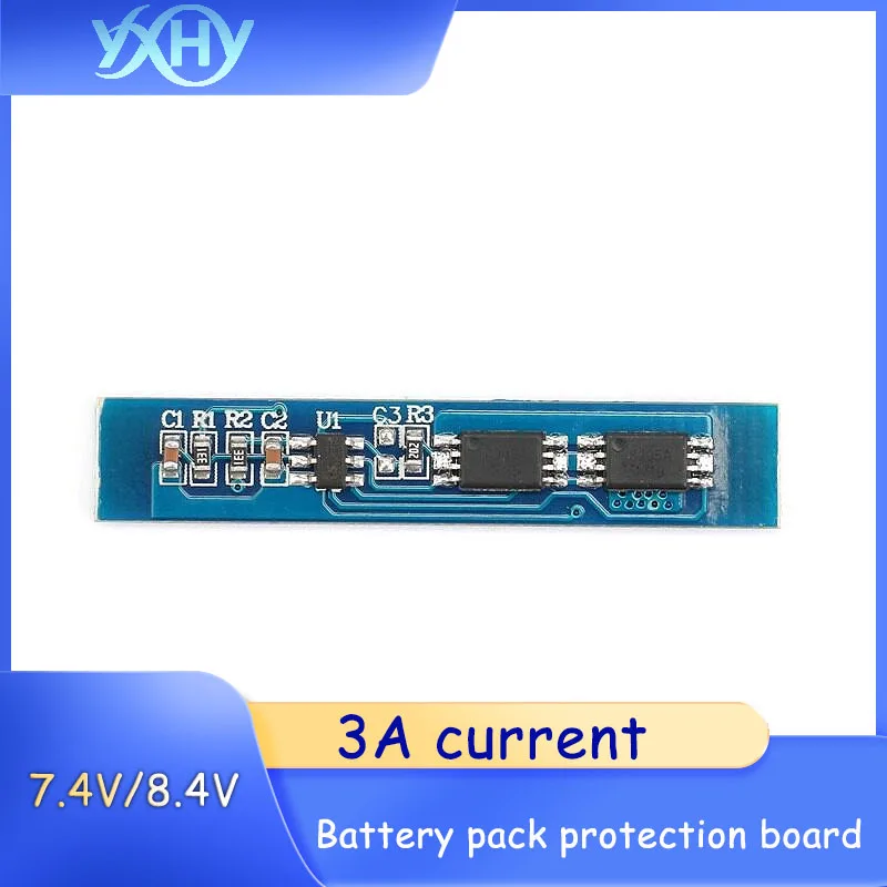 1 PCS 7.4V/8.4V 2-string 18650 polymer lithium battery pack protection board 3A current
1 PCS 7.4V/8.4V 2-string 18650 polymer lithium battery pack protection board 3A current