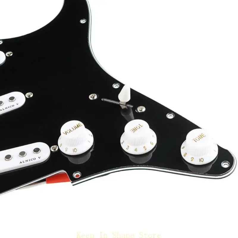 U1JC SSS 3-Ply Prewired Loaded Pickguard Scratchplate Backplate with Pickups Kits for ST Electric Guitars Replacement Parts
U1JC SSS 3-Ply Prewired Loaded Pickguard Scratchplate Backplate with Pickups Kits for ST Electric Guitars Replacement Parts