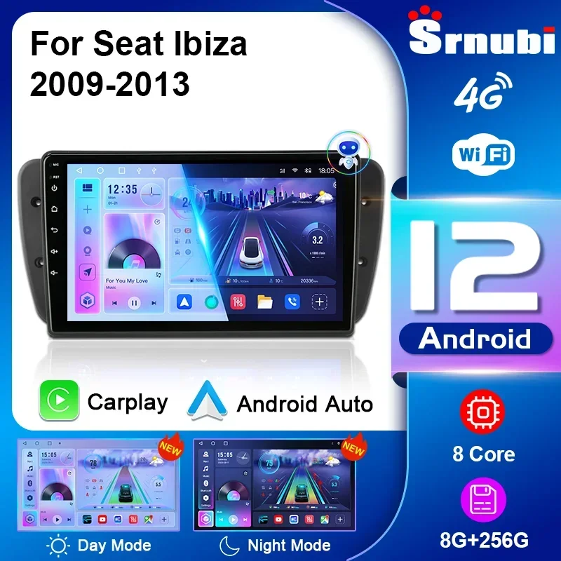 Android 12 Car Radio for Seat Ibiza 6J IV 4 2009-2013 Multimedia Player GPS Navigation 2 DIN Carplay Auto GPS Stereo DVD
Android 12 Car Radio for Seat Ibiza 6J IV 4 2009-2013 Multimedia Player GPS Navigation 2 DIN Carplay Auto GPS Stereo DVD