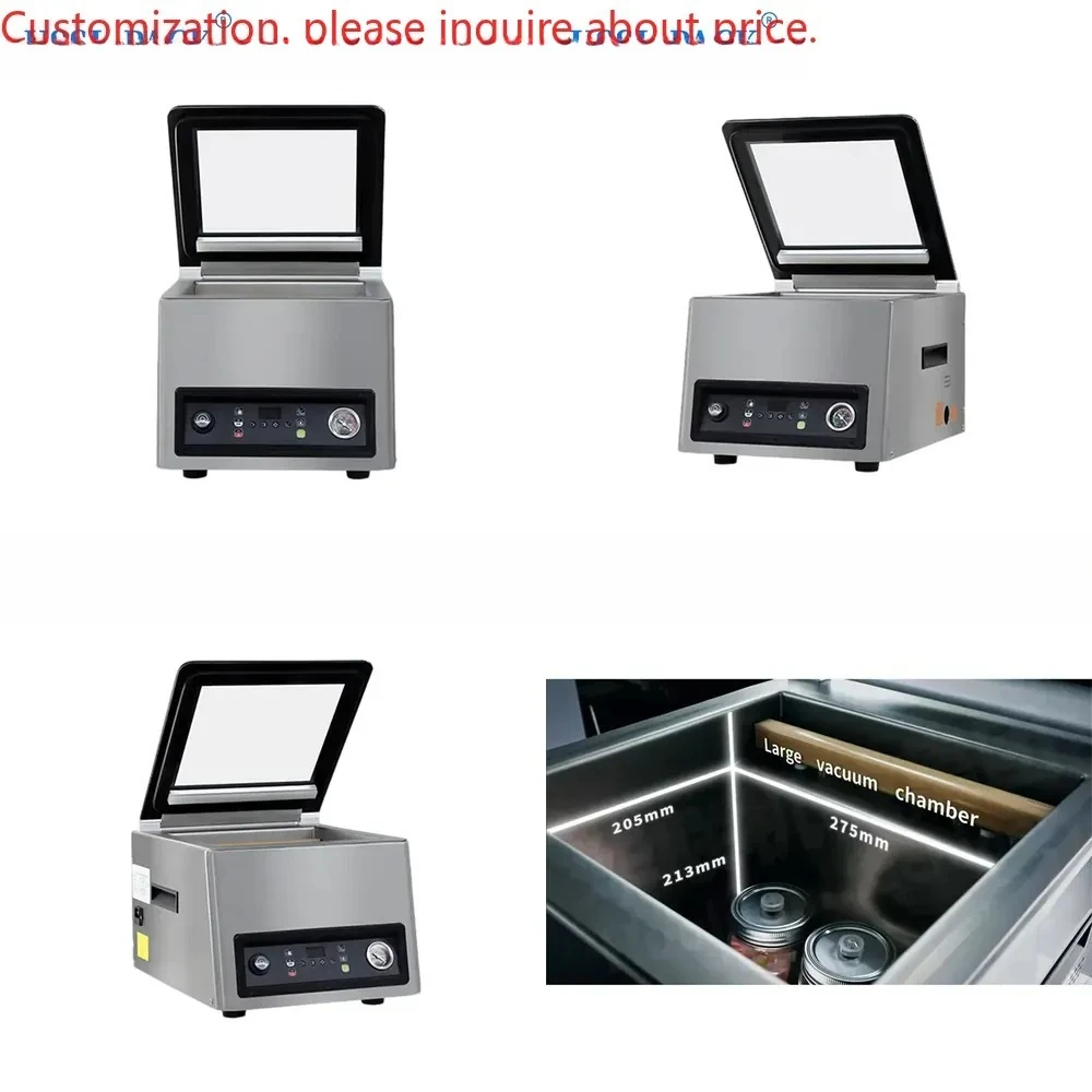 HVC-260T-1D Tabletop Vacuum Sealer Large Meat Cuts Wet Foods and Bulk Food Preservation Deep Chamber Vacuum Packaging Machine
HVC-260T-1D Tabletop Vacuum Sealer Large Meat Cuts Wet Foods and Bulk Food Preservation Deep Chamber Vacuum Packaging Machine