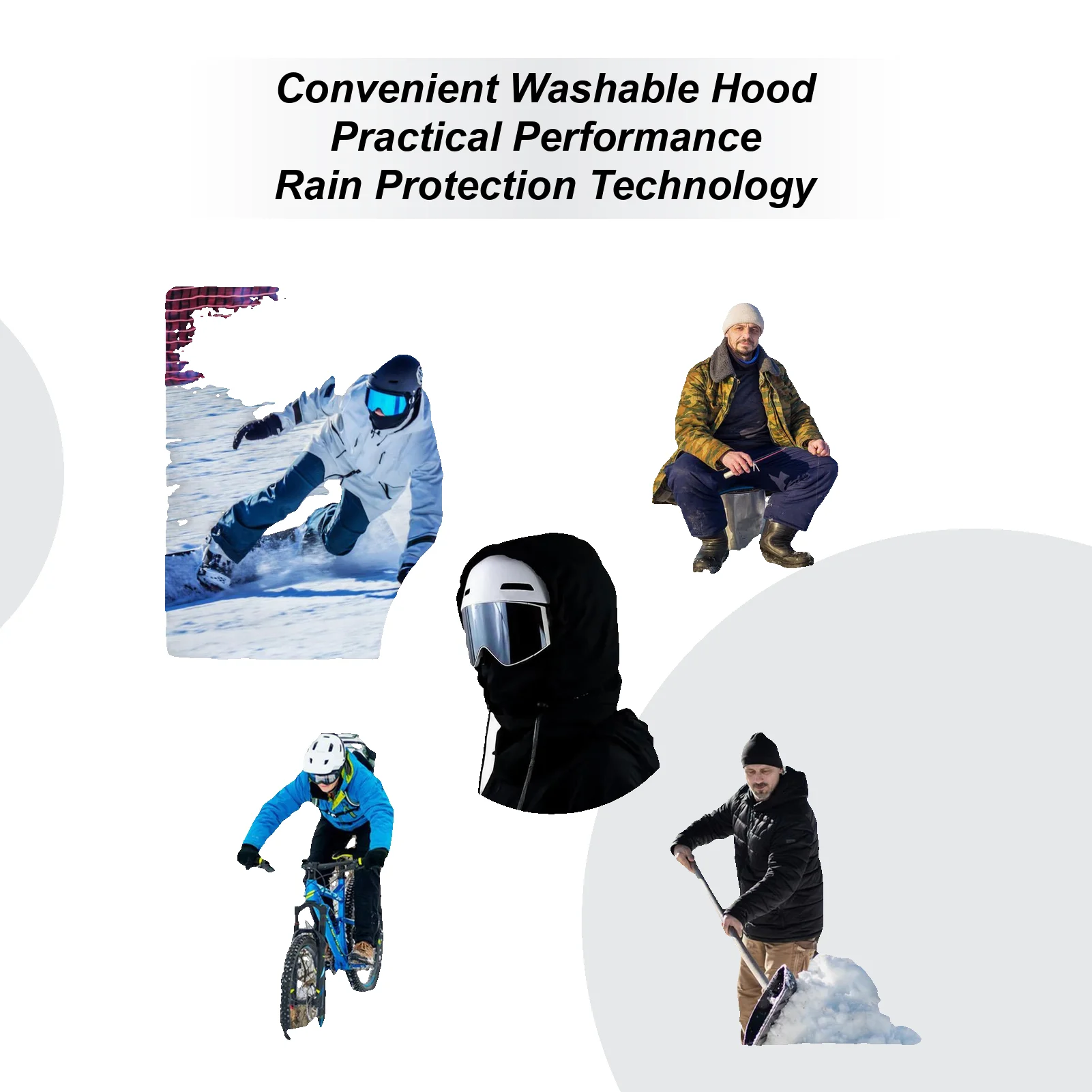 Fleece Hood Breathable Fleece Windproof Warm Headwear Hood Face Cover For Daily Travel Cold Weather Motorcycle Cycling Riding
Fleece Hood Breathable Fleece Windproof Warm Headwear Hood Face Cover For Daily Travel Cold Weather Motorcycle Cycling Riding