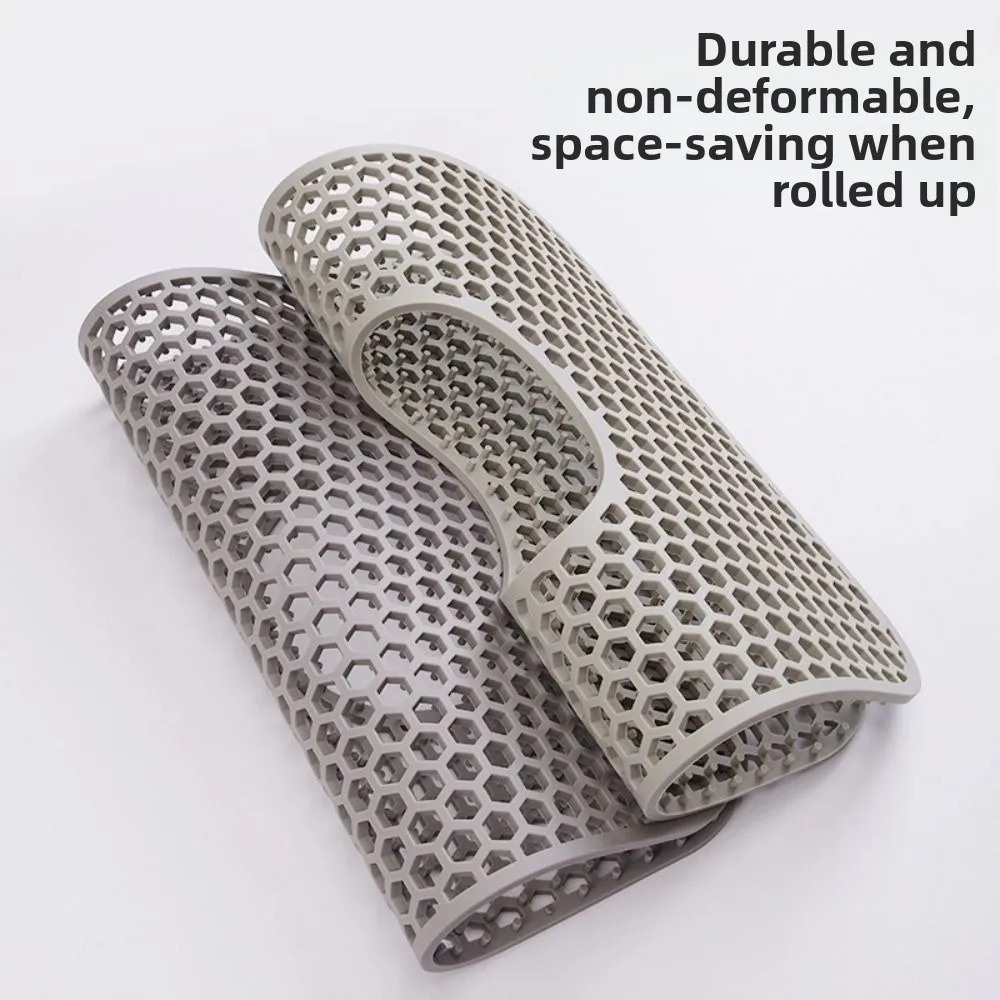 Hot Grid Silicone Hollow Drainage Mat Silicone Heat Resistant Kitchen Sink Mat Portable Sink Protectors for Kitchen Sink
Hot Grid Silicone Hollow Drainage Mat Silicone Heat Resistant Kitchen Sink Mat Portable Sink Protectors for Kitchen Sink
