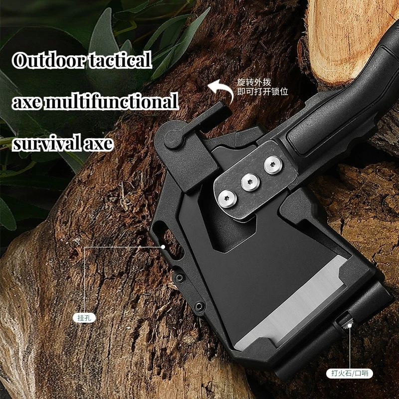 NEW Multi Functional Outdoor Mountain Cutting Tactical Axe Emergency Firefighting EDC Camping Hiking Survival Equipment
NEW Multi Functional Outdoor Mountain Cutting Tactical Axe Emergency Firefighting EDC Camping Hiking Survival Equipment