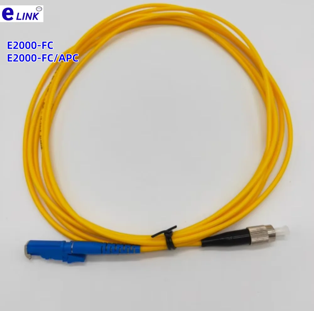 fiber patch cord E2000-FC FC/APC Simplex Singlemode 1m 3m 5m 7m 10m 9/125um optical fibre jumper E2000/UPC-FC E2K elink
fiber patch cord E2000-FC FC/APC Simplex Singlemode 1m 3m 5m 7m 10m 9/125um optical fibre jumper E2000/UPC-FC E2K elink