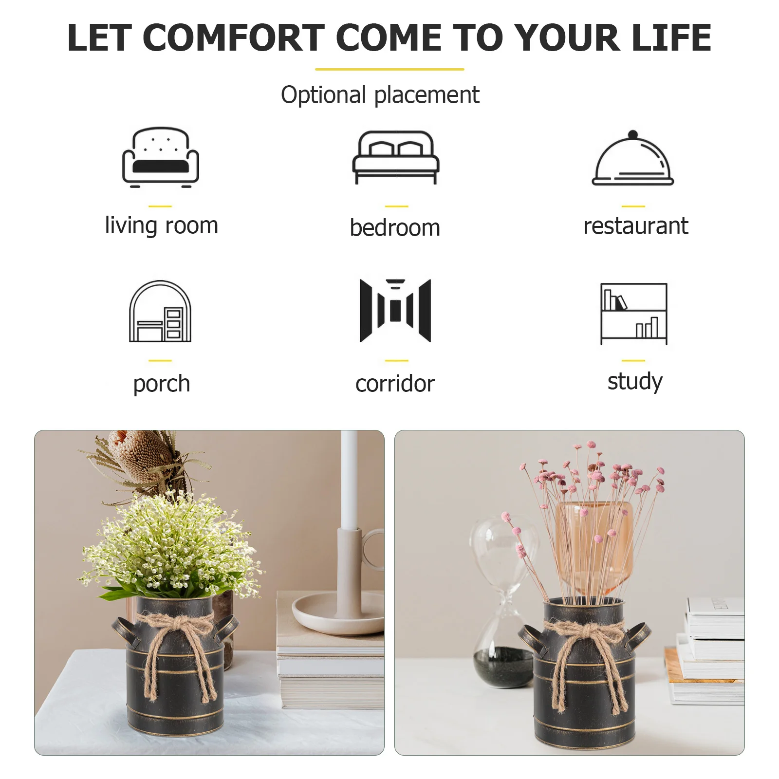 Rustic Tin Barrel Vase Black Galvanized Iron Flower Bucket for Home Decor Dried Flower Arrangement Planter Retro Metal Vase
Rustic Tin Barrel Vase Black Galvanized Iron Flower Bucket for Home Decor Dried Flower Arrangement Planter Retro Metal Vase
