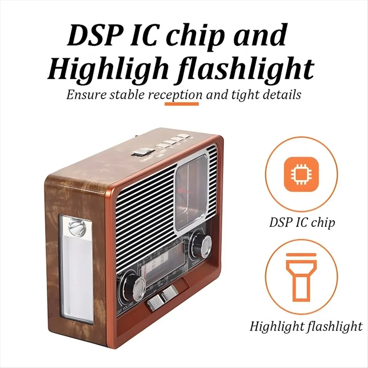 Винтажное радио A32I на солнечной энергии, ретро-радио с USB-зарядкой, MP3-плеер, фонарик-колонка, поддержка радио-часов, USB/TF-карты
Винтажное радио A32I на солнечной энергии, ретро-радио с USB-зарядкой, MP3-плеер, фонарик-колонка, поддержка радио-часов, USB/TF-карты