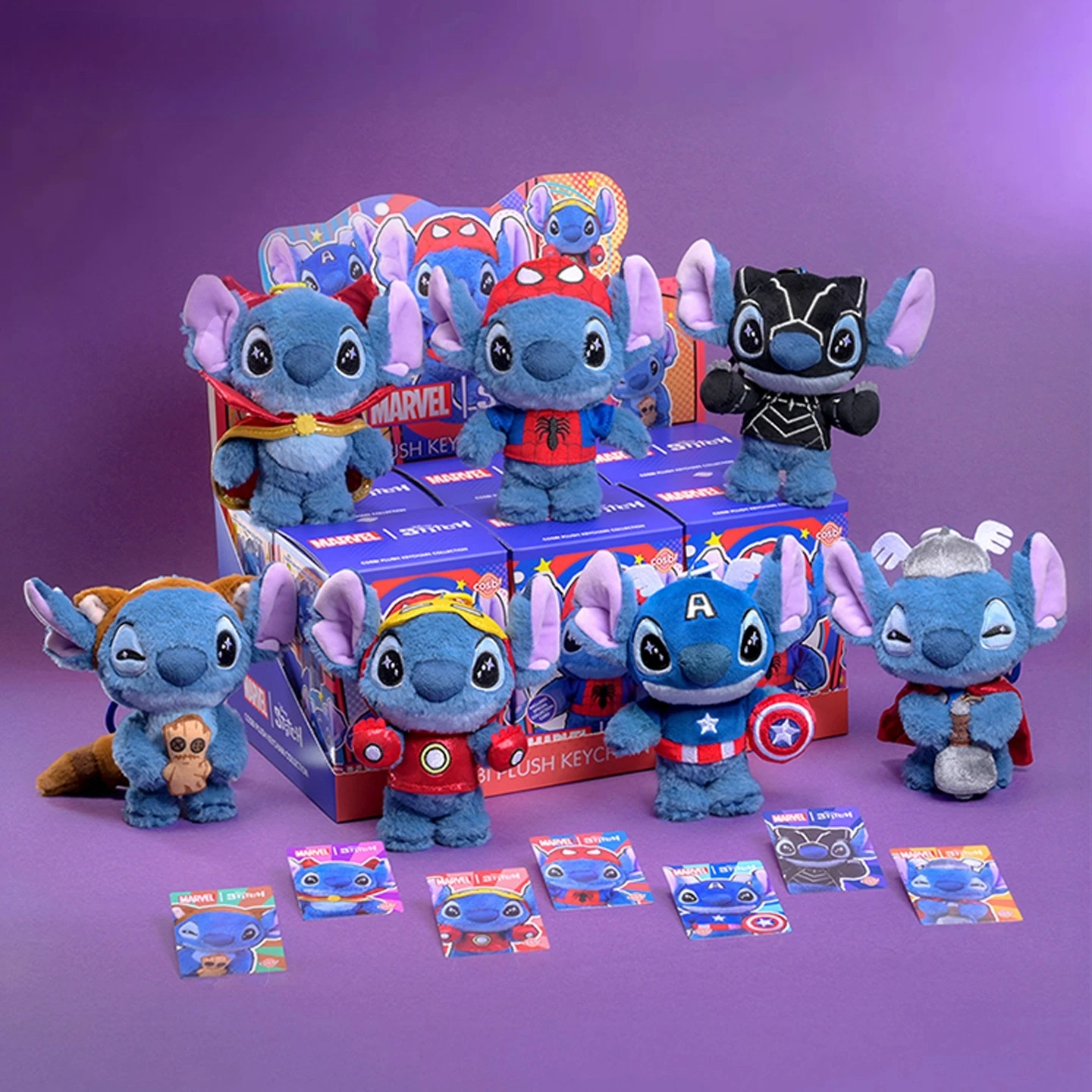 Disney Marvel Stitch Plush Keychain - Soft Superhero Stuffed Animal Toy, Cute Car Accessories & Bag Charm Gift for Kids Adults
Disney Marvel Stitch Plush Keychain - Soft Superhero Stuffed Animal Toy, Cute Car Accessories & Bag Charm Gift for Kids Adults