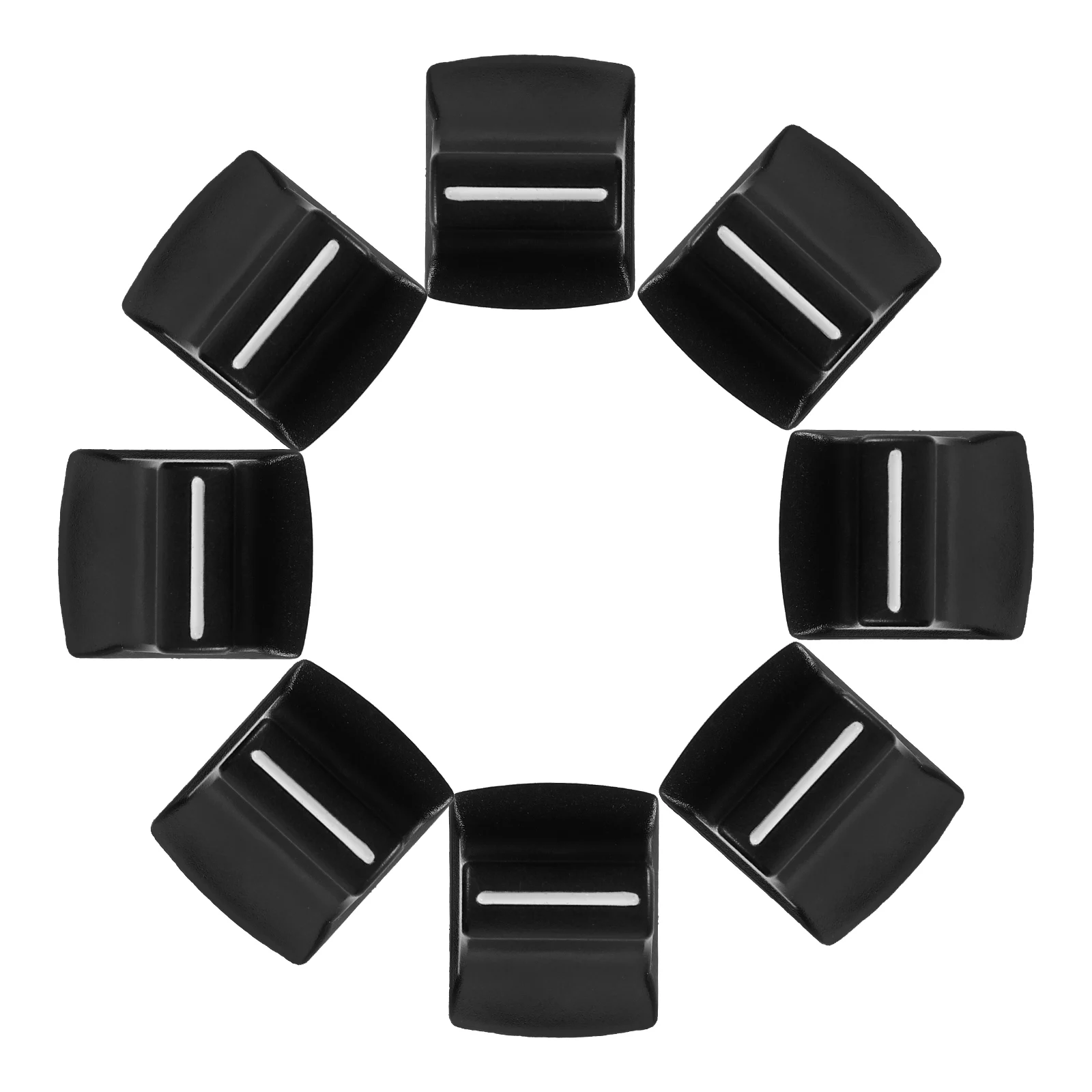 8pcs Black Plastic Mixer Slider Caps Replacement Fader Knobs Console Slider Fader Buttons Compact Dj Equipment Accessories
8pcs Black Plastic Mixer Slider Caps Replacement Fader Knobs Console Slider Fader Buttons Compact Dj Equipment Accessories