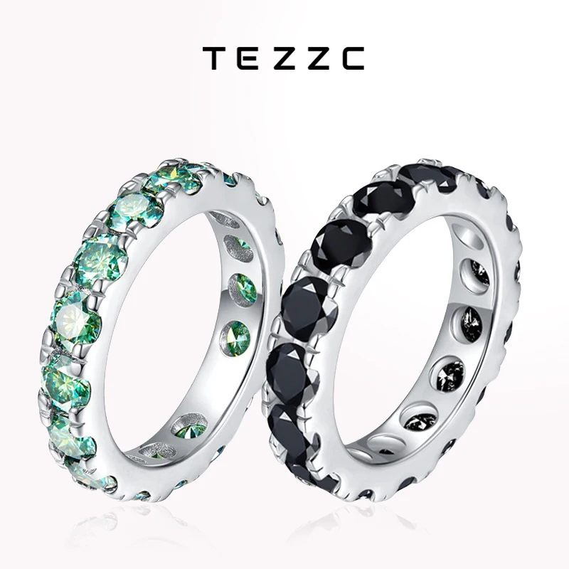 Tezzc Full Moissanite Rings for Women 925 Sterling Silver Green Black Moissanite Engagement Promise Ring Wedding Party Band
Tezzc Full Moissanite Rings for Women 925 Sterling Silver Green Black Moissanite Engagement Promise Ring Wedding Party Band