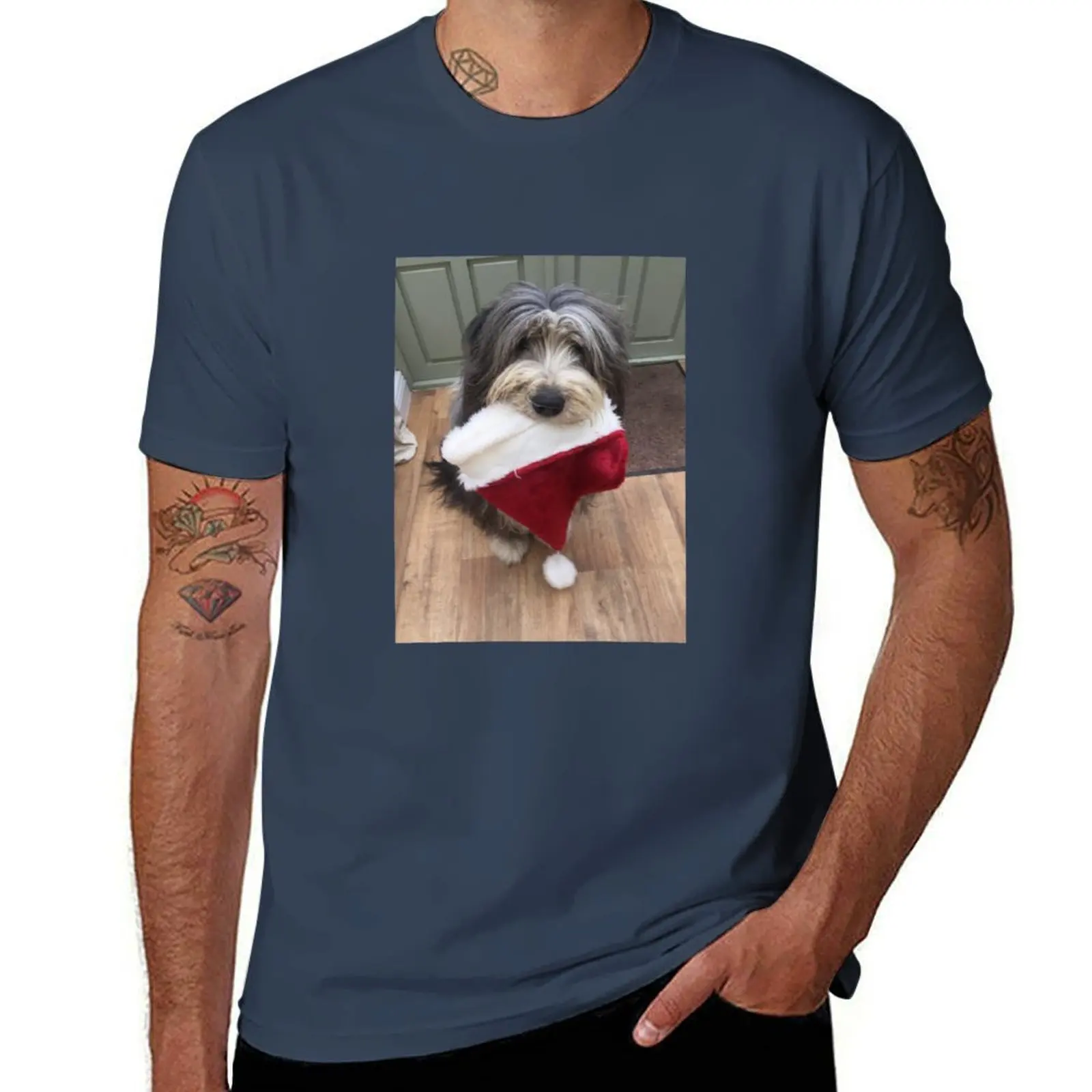Coming! - is Collie Bearded Christmas T-Shirt Anti-Pilling Casual T-Shirt
Coming! - is Collie Bearded Christmas T-Shirt Anti-Pilling Casual T-Shirt