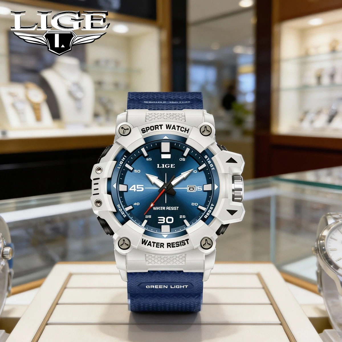 LIGE Fashion Casual Men's Watch Multifunctional Sport Watch Date Luminous Waterproof Quartz Wristwatches Montre Homme reloj
LIGE Fashion Casual Men's Watch Multifunctional Sport Watch Date Luminous Waterproof Quartz Wristwatches Montre Homme reloj