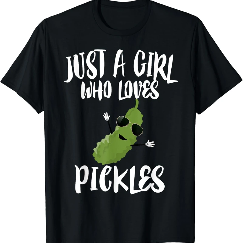 Just A Girl Who Loves Pickles Unique Pickle Funny Gift Unisex Crewneck printed T-shirt tops All-match loose Leisure T-Shirt
Just A Girl Who Loves Pickles Unique Pickle Funny Gift Unisex Crewneck printed T-shirt tops All-match loose Leisure T-Shirt