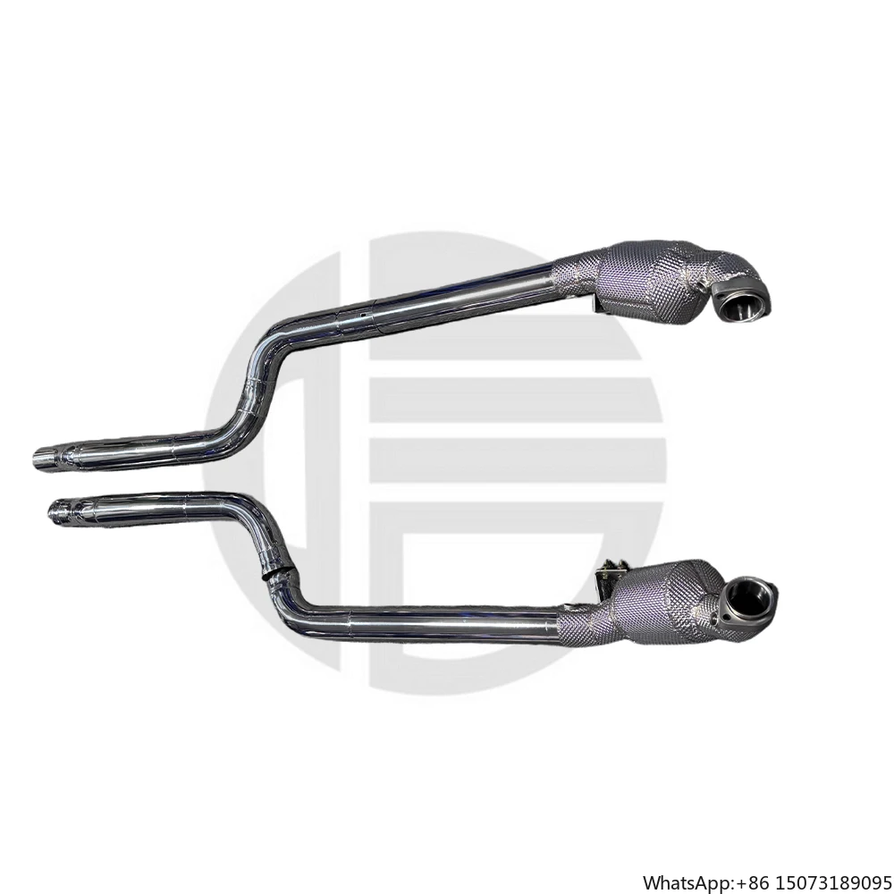 SUS304 Stainless Steel Performance Downpipe for 08-13 W204 C63 V8 6.2L
SUS304 Stainless Steel Performance Downpipe for 08-13 W204 C63 V8 6.2L