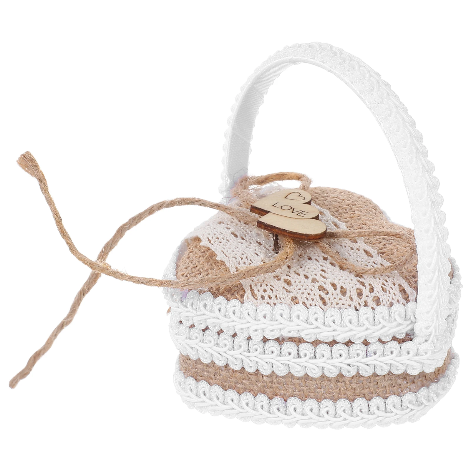 Handmade Jute Ring Box Wedding Ceremony Rustic Western Engagement Jewelry Holder Pillow Portable Mini Decoration
Handmade Jute Ring Box Wedding Ceremony Rustic Western Engagement Jewelry Holder Pillow Portable Mini Decoration
