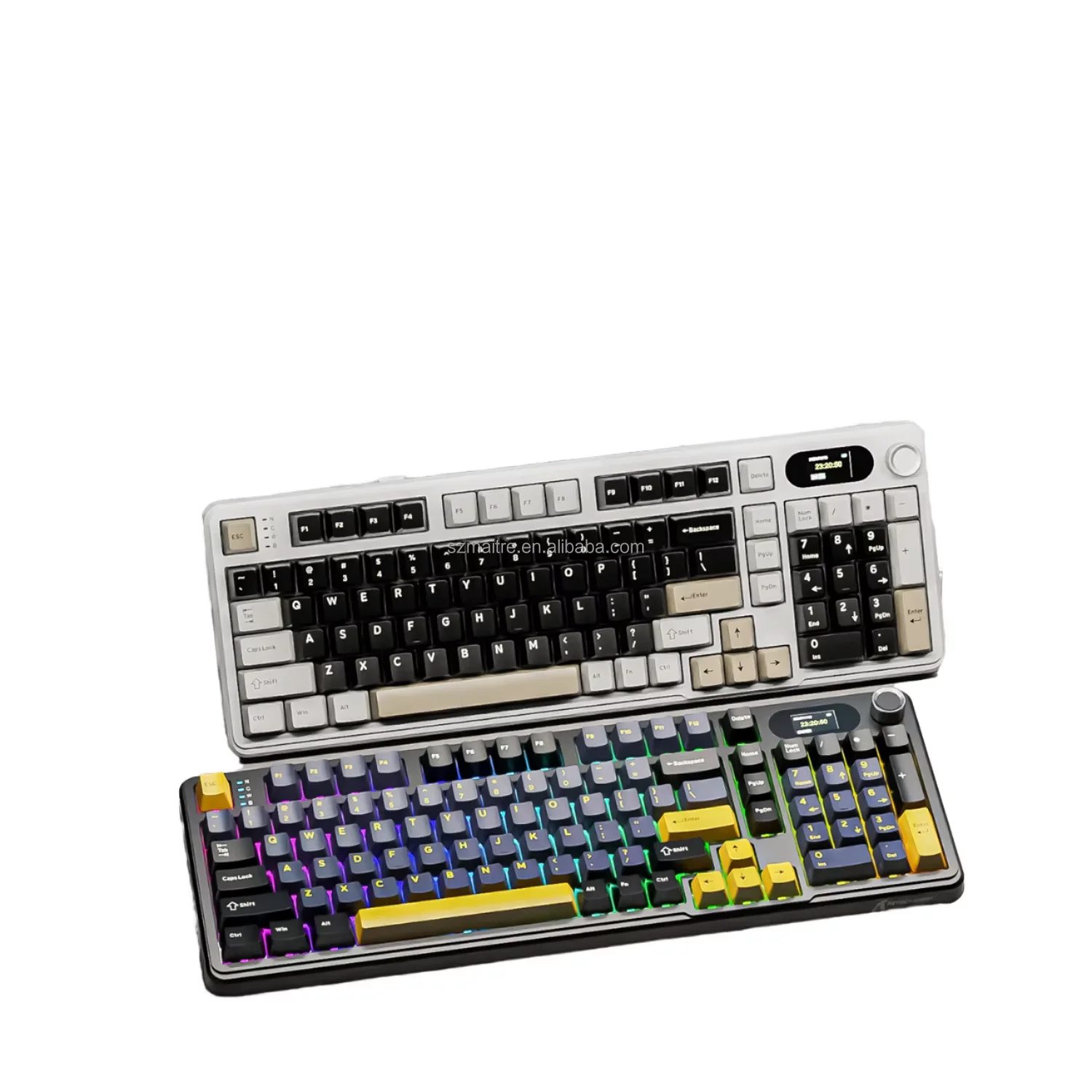 Gaming Keyboard 98 Keys RGB Light Source Three-mode TFT Screen 2.4G Wireless/BT for PC/Laptop Games Keyboard
Gaming Keyboard 98 Keys RGB Light Source Three-mode TFT Screen 2.4G Wireless/BT for PC/Laptop Games Keyboard