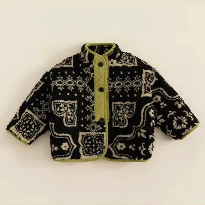 Childrens Parkas Fashion Long Sleeve Retro Print Thicken Keep Warm 2024 Winter New Style Baby Girls Boys Coats
Childrens Parkas Fashion Long Sleeve Retro Print Thicken Keep Warm 2024 Winter New Style Baby Girls Boys Coats