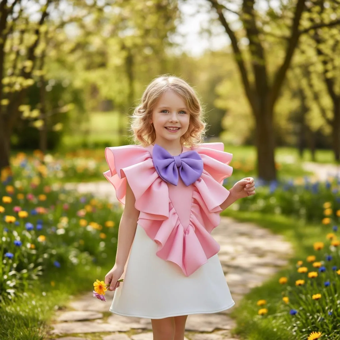2025 New European and American Children Girls Color Blocked Bow High-end Cute Pink Purple Princess Dress Sleeveless
2025 New European and American Children Girls Color Blocked Bow High-end Cute Pink Purple Princess Dress Sleeveless