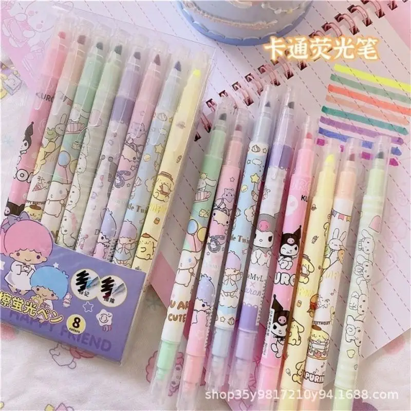8pcs sanrio hellokitty kuromi purin pen Sanrio family kawaii Cinnamoroll erasable highlighter DIY marker pen message pen
8pcs sanrio hellokitty kuromi purin pen Sanrio family kawaii Cinnamoroll erasable highlighter DIY marker pen message pen