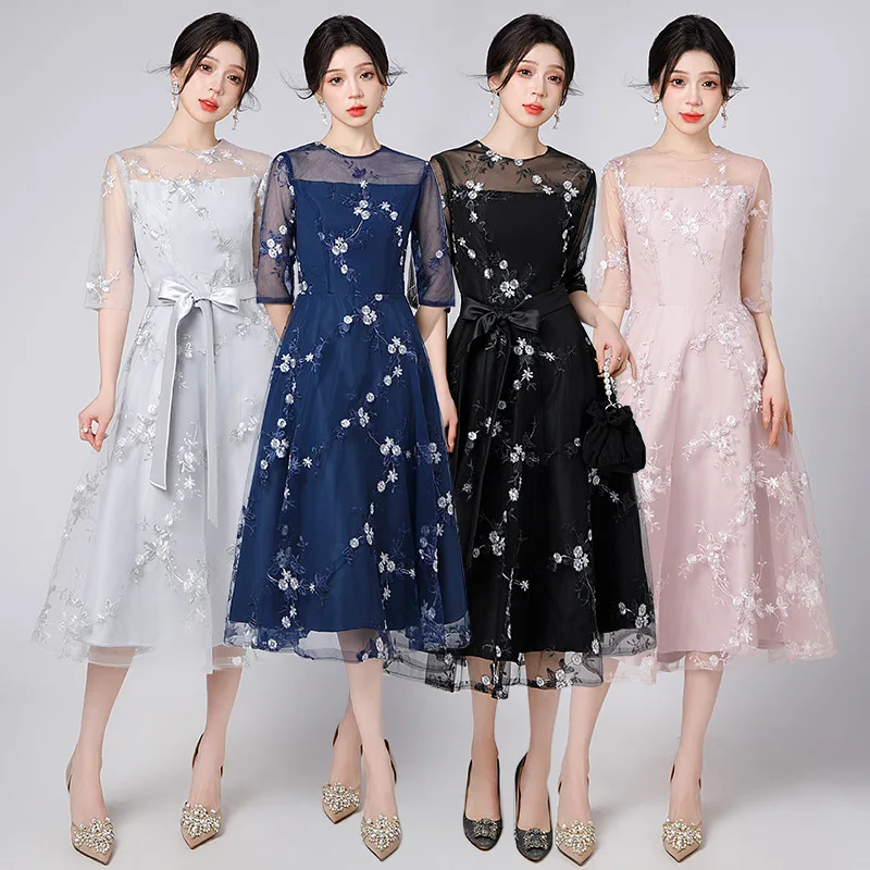 ature Lace Evening Gown Floral Embroidery Midi Skirt round Ne Independent Station ort Women's Dr Wedding Dr
ature Lace Evening Gown Floral Embroidery Midi Skirt round Ne Independent Station ort Women's Dr Wedding Dr